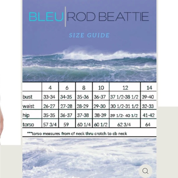 - NWT Bleu by Rod Beattie
Women's Molded-Cup One-Piece Swimsuit size 14 - Picture 7 of 7